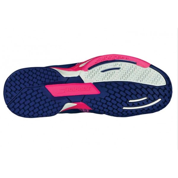 Теннисные кроссовки женские Babolat Propulse Blast All Court (Blue/Pink)